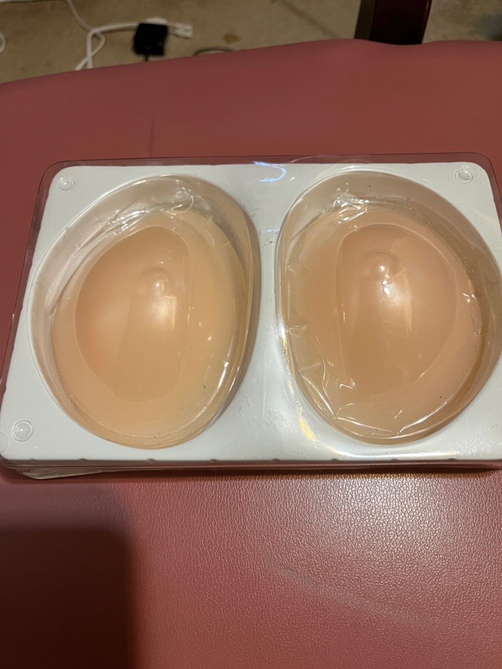 Nude Silicone Bra Inserts (2) Breast Forms